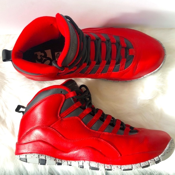 Nike Air Jordan Retro 10 Bulls Over Broadway 705178-601 Size 11.5 Men's